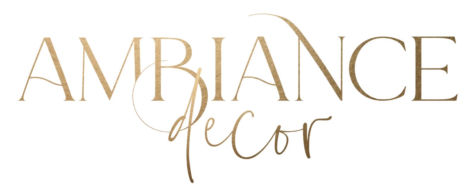 Logo primário - Ambiance Decor (dourado)